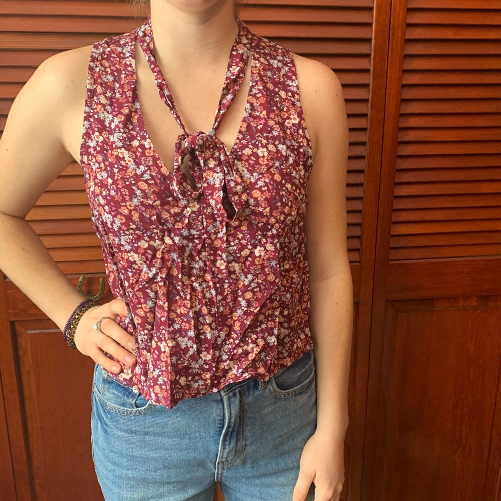 Forever 21 floral tank top